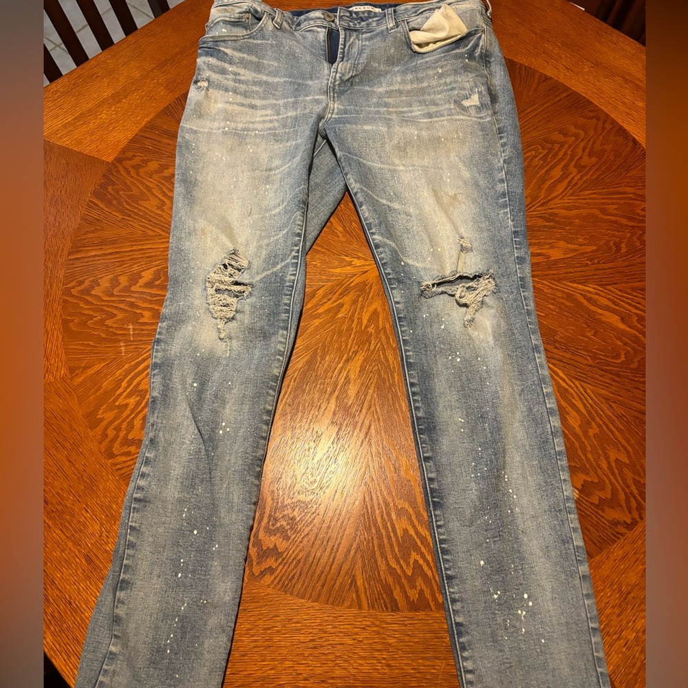 PacSun Paint Splatter Jeans